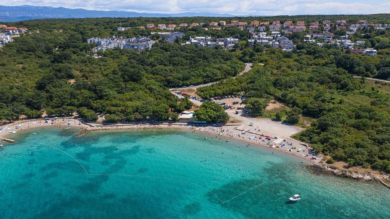 Njivice, Otok Krk, Apartman Dora 외부 사진